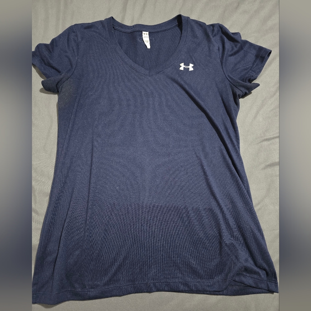 Under Armour Women's Navy V-Neck Top
